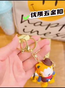 Gantungan Kunci Garfield Keychain Karakter Kartun Kucing Garfield