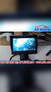Camera hành trình 360 Full HD cho xe tải xe khách xe đầu kéo container - màn hình LCD 7inch - 4 Mắt Camera AHD Siêu Nét