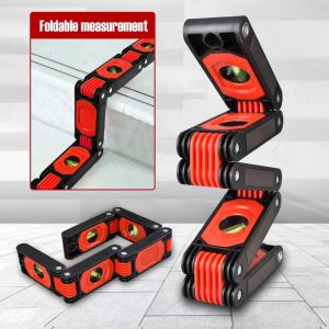 ((Ready Stock) Woodworking Tools Spirit Level Multifunctional Folding High Precision Multi-Angle Construction Decoration Corner Measurement