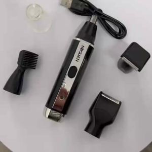 Bộ Dụng Cụ Chăm Sóc Cá Nhân 4 Trong 1 Chuyên Nghiệp Dành Cho Nam Giới Sạc USB Máy Cắt Lông Mũi Lông Tai Râu Lông Mày Dao Cạo Cá Nhân