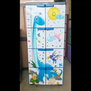 BUBBLE STAR LEMARI PLASTIK JUMBO SUSUN 4 GAJAH JERAPAH DINO [BSTAR]