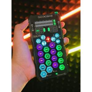 Sound Card K9 Phiên Bản Mới 2024 - Hỗ Trợ Livestream Thu Âm Karaoke Giả Giọng Auto Tone Tặng Kèm Micro Tai Nghe Dây Cáp