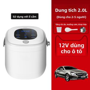 DREAMCAR | Nồi Cơm Điện Xe Hơi Di Động 12V 24V Có Khoang Hấp