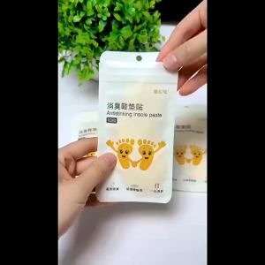 [1 GÓI 10 MIẾNG] Miếng dán khử mùi giày tất giảm hôi chân kháng khuẩn với hương chanh êm dịu