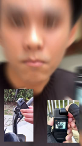 Máy Quay Phim Poket SK9Video 4K Khung Hình 60FPSChống rυng EIS Ống Kinh Camera Xoay Lật Góc Rộng Camera Hành Trình Xe MáÔ Tô