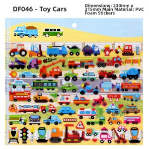 DAXIANTONGXIN | Transport Vehicle 3D Stickers for Boys