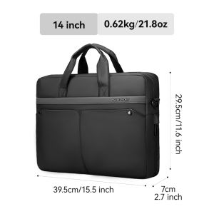 Mark Ryden | MARK RYDEN Laptop Briefcase Oxford Fabric Water Resistant 14/15.6 inch Expandable Business Handbag