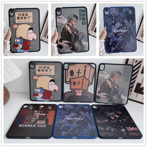 เคส Air6 Air5 Air2สำหรับ Apple iPad Air4 Air3เคสไอแพดโปรแอร์9.7 "10.5" 10.9 "11" M2 2024/22/21การ์ตูนโซโลมอนดราก้อนสีดำตำนาน Wukong Venom เด็ก TPU ป้องกันใช้งานหนักฝาหลัง