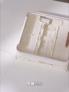 Luxury Cup Storage Solutions: Dustproof Glass Tray & Water Storage Box