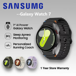 Samsung Galaxy Watch 7 47mm นาฬิกาอัจฉริยะ Watch 7 นาฬิกาอัจฉริยะบลูทูธ นาฬิกาสมาร์ทวอทช์ กันน้ำ GPS บลูทูธ ฟิตเนส ความดันโลหิต ออกซิเจนในเลือด การตรวจสอบการนอนหลับ กีฬา IOS และ Android