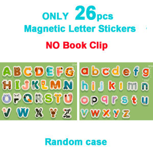 Magnetic Number Sticker Book Clip Kid Spell Letter Game Cognitive Early Educational Toys Montessori For Children Christmas Gifts