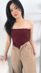 [Lolabae] MIA Bodysuit Kemben Wanita | Tube Top Bodysuit Basic Polos | Kemben Jersey Spandex | Atasan Wanita