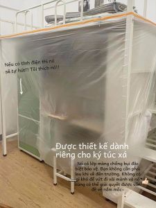 Tấm Che Bụi Nhựa Cho Giường Và Bàn Làm Việc Ký Túc Xá Xuyên Thấu Tấm Che Chống Bụi Trên Và Dưới Của Ký Túc Xá