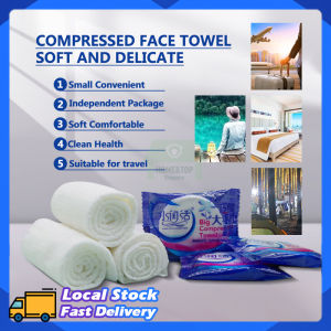 5/10PCS Large Compressed Face Towel Thickening Cotton Wash Towel Disposable Bath Towel Tablets Travel Household Reused Portable Towels