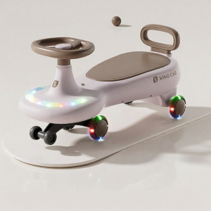 Non-Tip Silent Wheel Musical Twister Ride-On