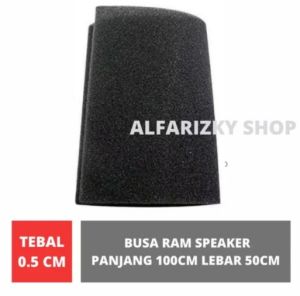 BUSA LEMBARAN RAM BOX ANTI AIR UNTUK SPEAKER DAN SOUND SYSTEM 100x50x0.5 CM