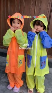 [REALPICT] BIG SALE!!! PROMO JAS HUJAN ANAK KOMBINASI MOTIF TERBARU ELEGANT REALPICT!!!
