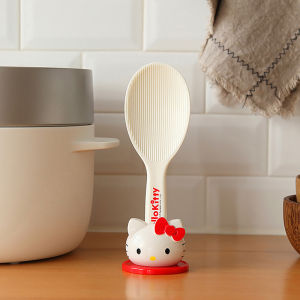 ZEEMIN Halloween Christmas Cute Hello Kitty Electric Rice Cooker Ladle Non Stick Spoon Cartoon Standable Rice Scooper Shovel For Kitchen Supplies