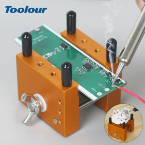 Toolour Soldering Third Hand Helping Hands Adjustable PCB Holder Multifunctional Clip for Soldering/DIY Various Shaped Items