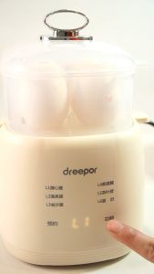 Dreepor Food Steamer Egg Boiler Cooker Multifunction Electric Steamer for Siomai Milk Vegetables Siopao