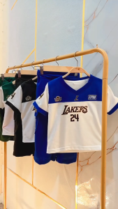 Setelan Jersey Anak Laki-laki LAKERS24 Viral Usia 3-12 tahun baju anak laki-laki terbaru