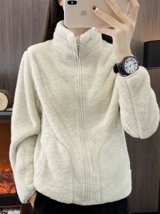 Áo Khoác Ngoài Vải Nỉ San Hô Hai Mặt Cho Nam Và Nữ Áo Khoác Ngoài Chống Gió Ấm Áp Áo Khoác Ngoài Cho Cặp Đôi Khi Đi Bộ Dã Ngoại Leo Núi