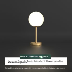 ZHENMEIJU | Nordic Style Full Copper Luxury Simple Creative Artistic Table Lamp