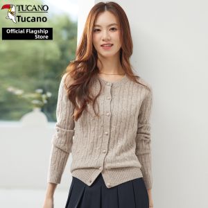 TUCANO | Pearl Button Cashmere Blend Cardigan