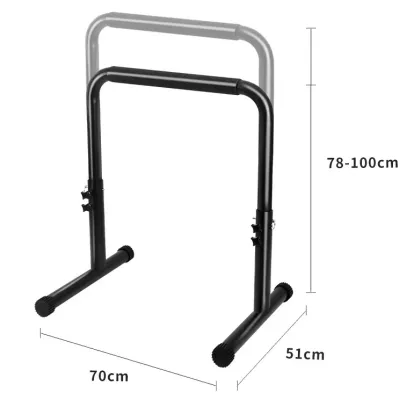 Adjustable Indoor Pull Up Bar and Dip Station For Kids
