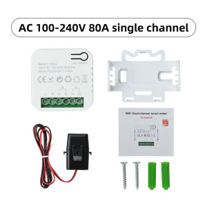 Tuya Smart WiFi Energy Meter with 1/2-Channel for Solar PV System Power Production Consumption Bidirectional Monitoring Meter