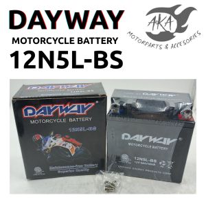DAYWAY Motorcycle Battery 12N5L-BS 12V 5Ah/6HR Superior Quality Sanyang Energy Products Corp