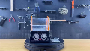 PHYHOO KT-3010 12kg Capacity Rotary Tumbler Machine Jewelry Polisher Jewelry Tumbling Machine