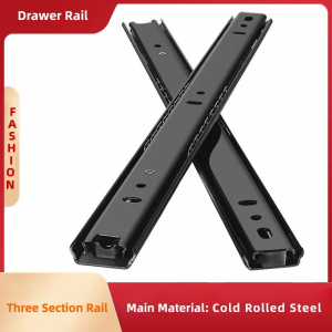 (clearance)1Pair(2pcs)Drawer guide Full Extension Ball Bearing Heavy Duty(12.14.18 inches) Drawer slide rail