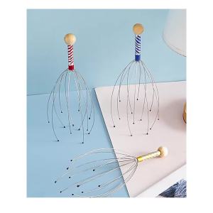 Dụng cụ massage đầu bạch tuộc Cây mát xa da đầu vật lý giá rẻ BIGBA