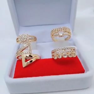 Cincin Wanita Aksesoris Fashion Tahan Lama Anti Karat