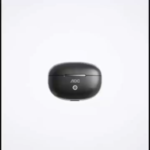 AOC ACD-2521 Open Ear Clip On Wireless Earbuds Bluetooth 6.0 Headphones 11mm Dynamic Driver Deep Bass Sound Isolation 360 Spatial Stereo Silicone Sports Earphones