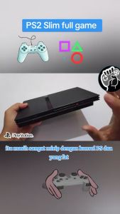 PS2 SLIM MURAH HDD 160GB + 2 STICK GETAR FULL GAMES