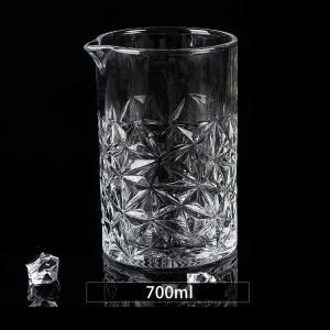 JUSTINLAU Bình Lắc Cocktail Thủy Tinh Chuyên Nghiệp 550ml Cốc Trộn Rượu Whisky Thân Thiện Với Môi Trường Với Dụng Cụ Khuấy Dành Cho Người Pha Chế Rượu Vang Tại Quầy Bar