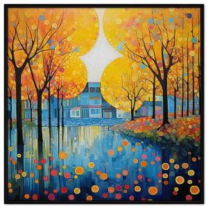 Tranh treo tường dán tường Canvas Tranh phong cảnh trừu tượng sơn dầu. CGI-14