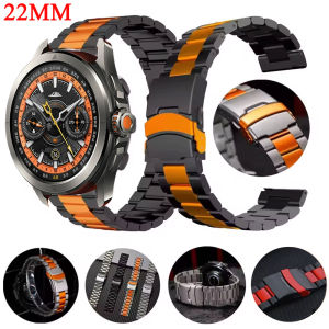 Stainless Steel Band For Xiaomi Watch S4 Sport S3 S2 S1 Active Pro 22mm Strap for Xiaomi Watch Color 2/Watch 2Pro Metal Bracelet