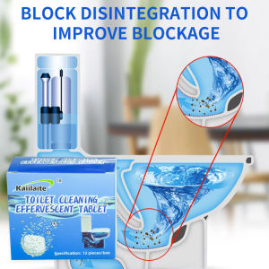 Toilet Cleaner Sturdy white cleaning sheet slowly dissolves indoor multi-purpose toilet cleaner