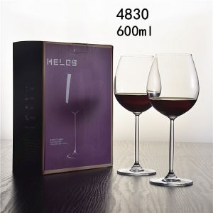 Burgundy Handmade Crystal Red Wine Grape Highball Glasses Modern Minimalist Style Home Use Set Creative Individualized Design