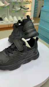 Dr Kong School Shoes Black with Arch Support Insoles - All-Day Comfort (DK-2C10A3020BX)