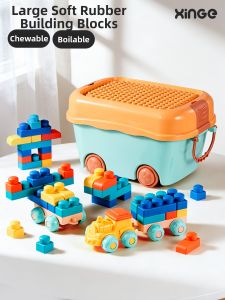 XINGE | Biteable Soft Building Blocks Toy