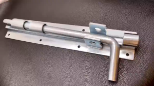 13/19inch Ground Latch Heavy Duty Gate Latch Solid Ground Bolt Φ18 Solid Welded Iron Door Bolt