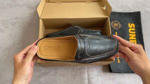 Dép sục nam da bò cao cấp SUNPOLO SPO003