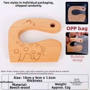 Besee | Safe Hand Protecting Childrens Cooking Knife Wooden Beech