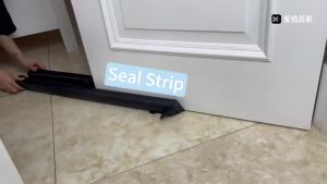 Seal Strip Stoppers for Bottom of Door Quick Install Adjustable Wear-resistant Oxford Fabric Thick Foam Anti-Cold Gap Blocker