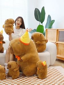 (TẶNG CAPYBARA NHỎ) ĐỒ CHƠI GẤU BÔNG CAPYBARA CHUỘT LANG NƯỚC SIZE LỚN CAO CẤP GIÁ RẺ