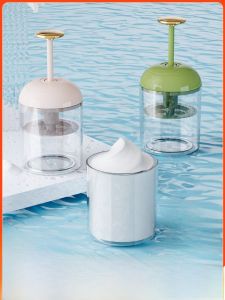Automatic Foam Bottle for Face Washing And Bath Gel Special Press Foam Device Travel Essential Pink Cute Style Japanese Trend